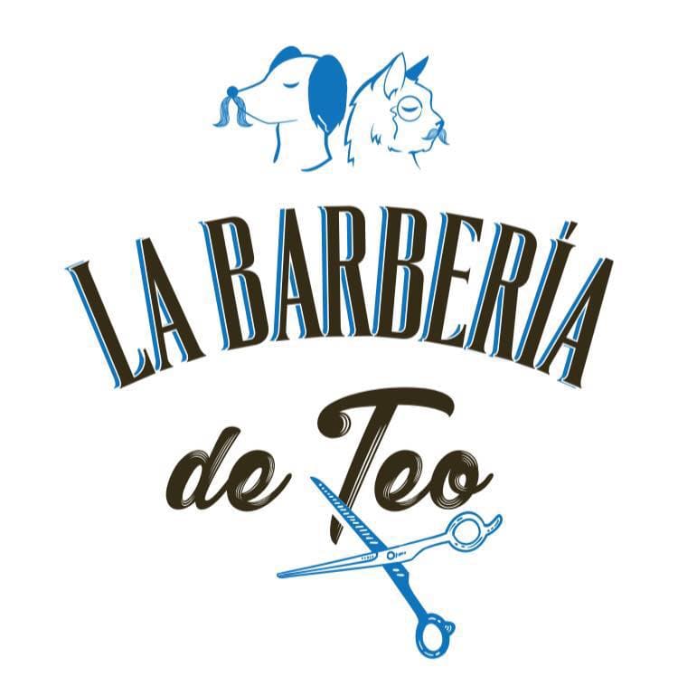 Barberia De Teo Logo Azul